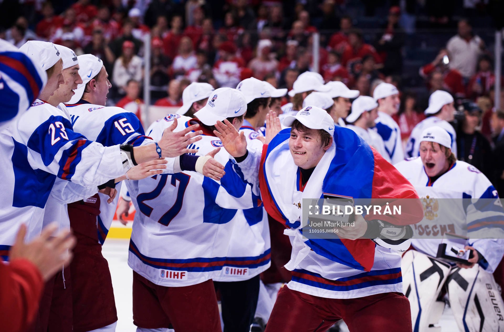 Vladimir Tarasenko, Ryssland. Jubel, glädje
