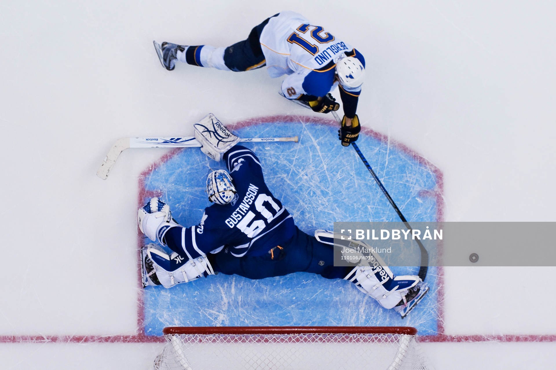Jonas Gustavsson, målvakt, Toronto, räddar