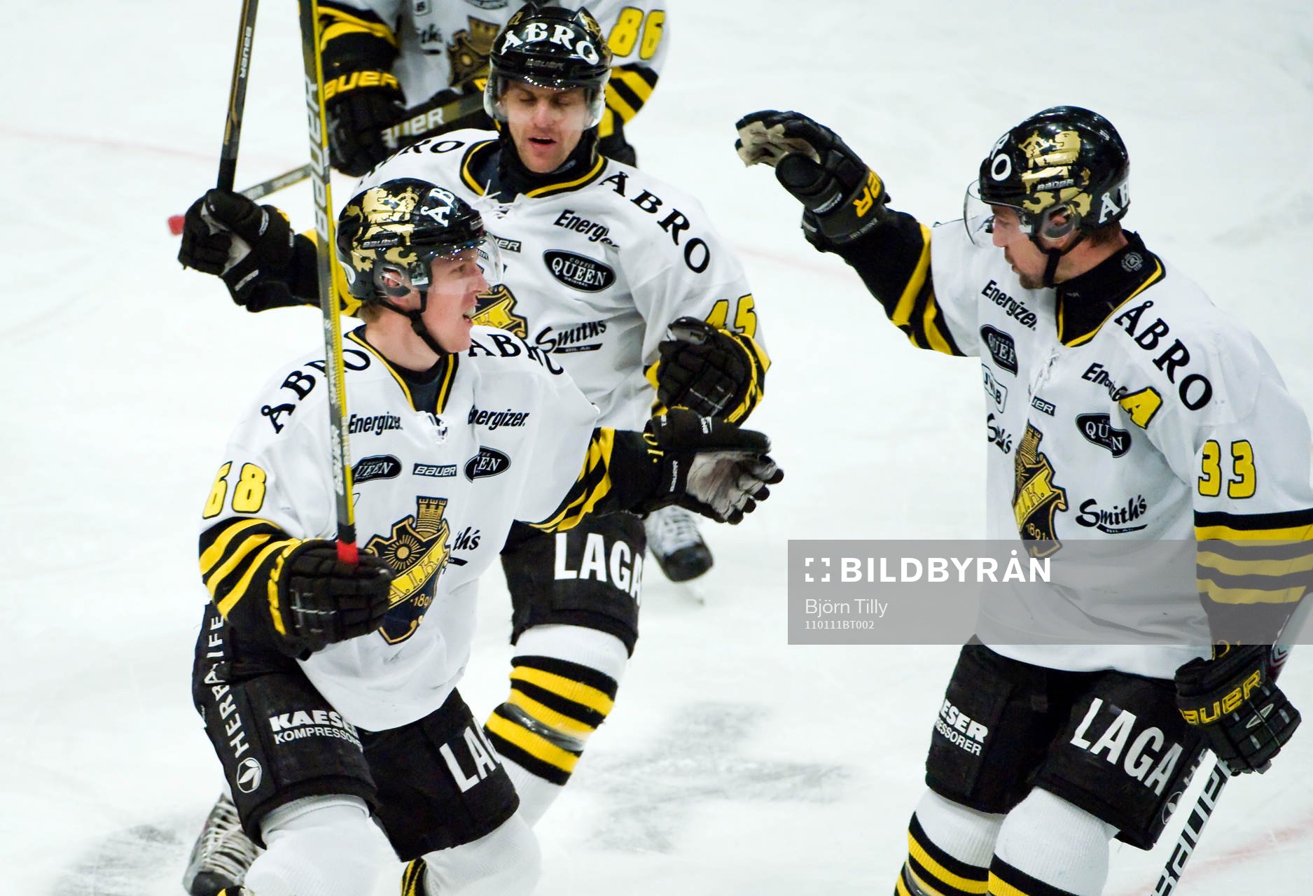 Victor Ahlström, Oscar Steen och David Engblom, AIK