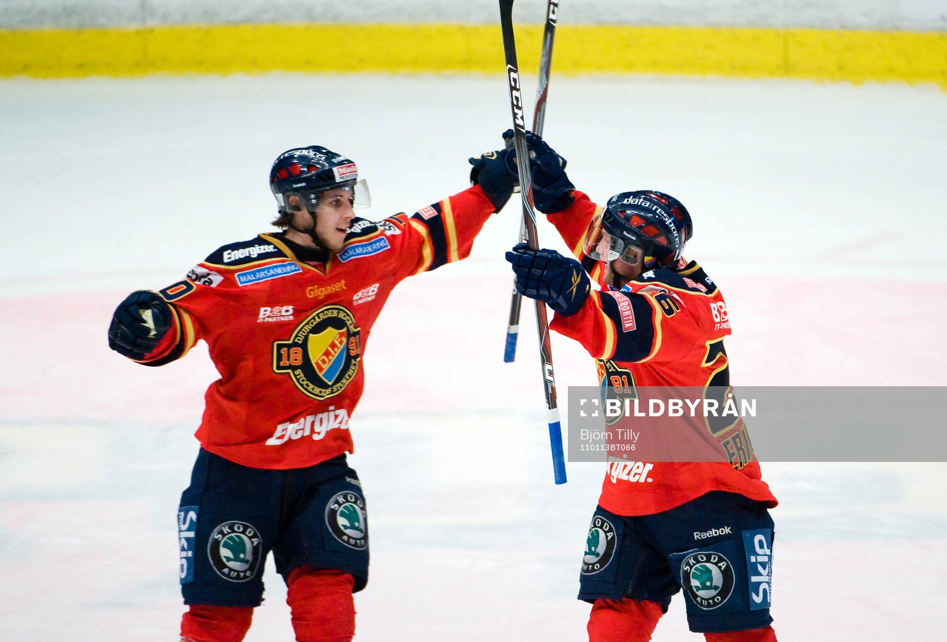 Mario Kempe och Tim Eriksson, Djurgården jubel