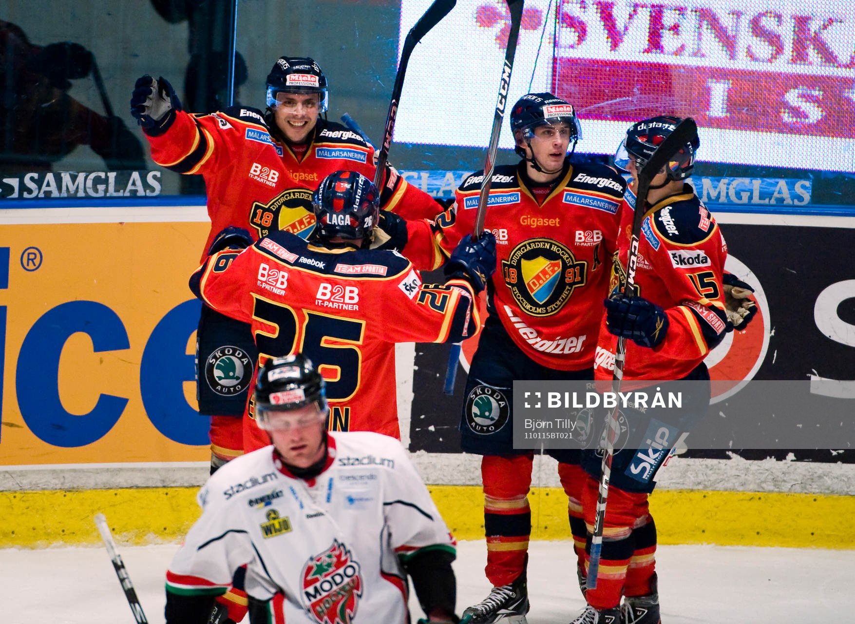 Daniel Widing och Marcus Krüger, Djurgården, jubel