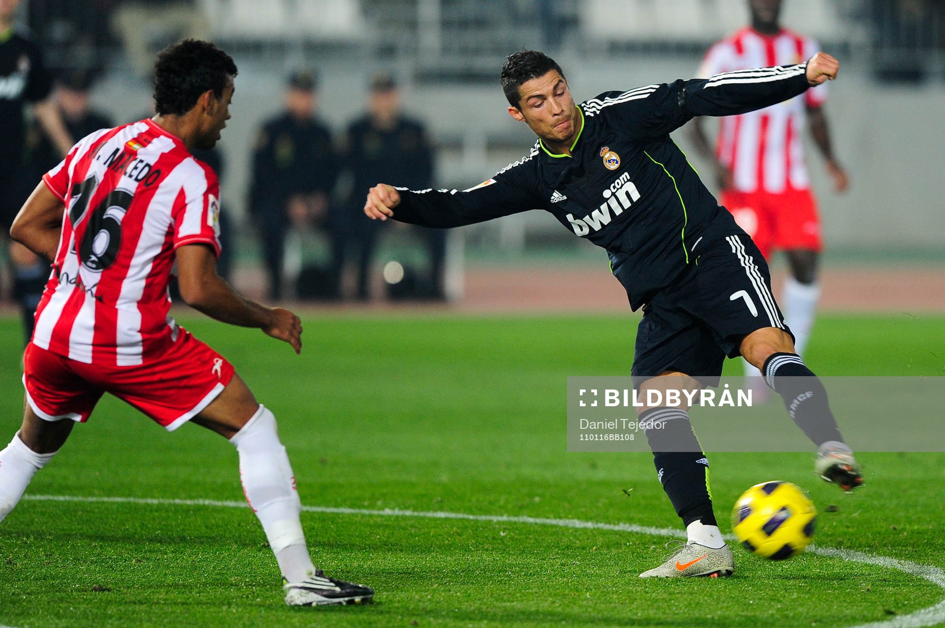 Michel Macedo, Almeria och Cristiano Ronaldo, Real Madrid