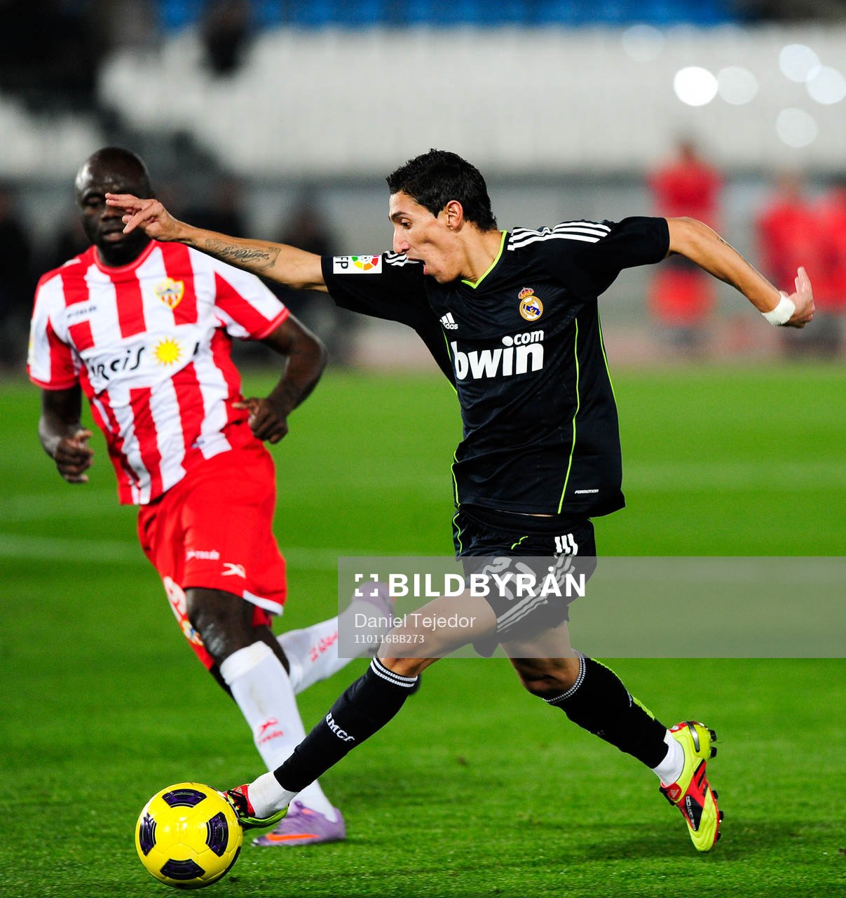  Modeste Mbami, Almeria och Angel Di Maria, Real Madrid