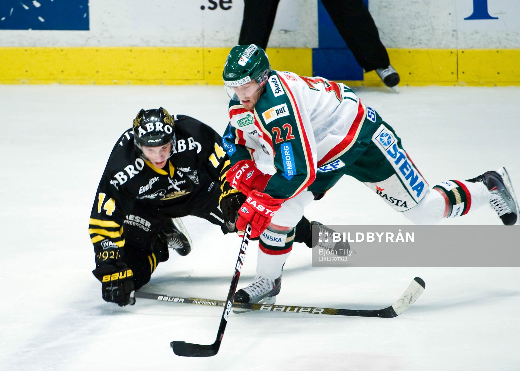 Daniel Rudslätt, AIK och Toni Koivisto, Frölunda