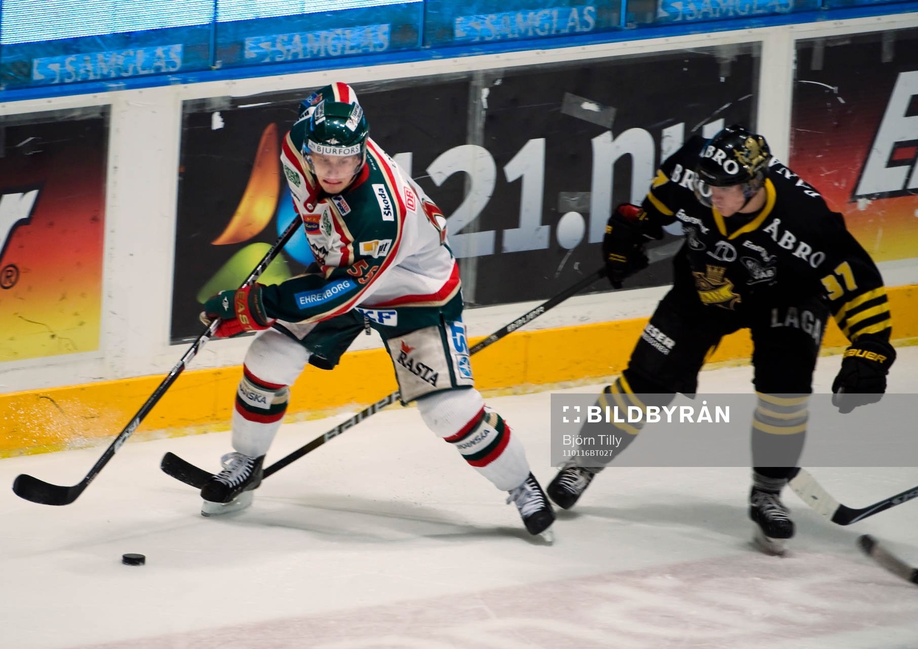 Nicklas Lasu, Frölunda och Stefan Johansson, AIK