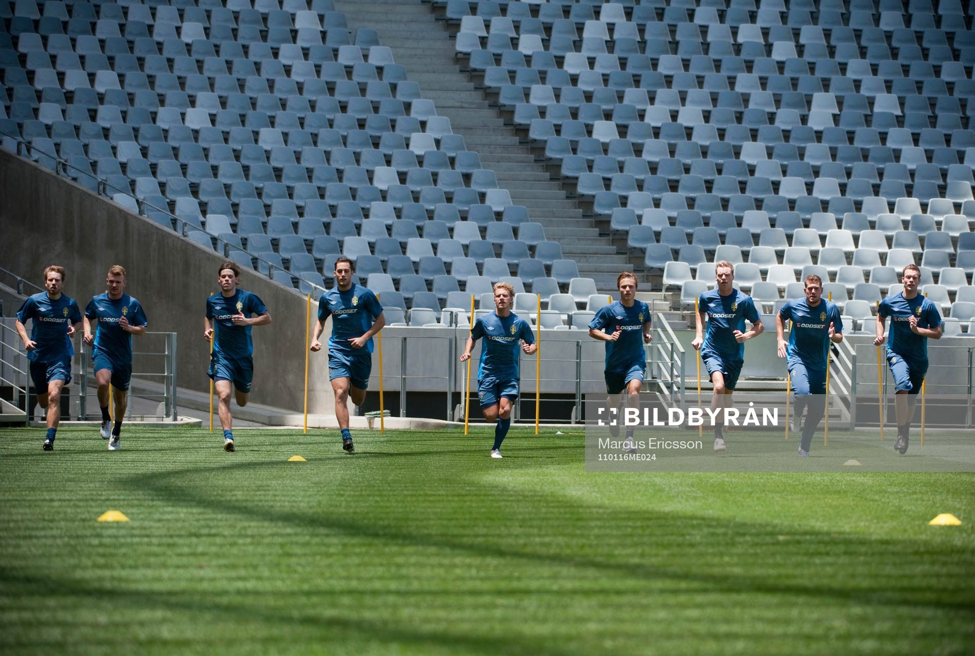 Maxtest efter träningen för att kolla nivån på spelarna