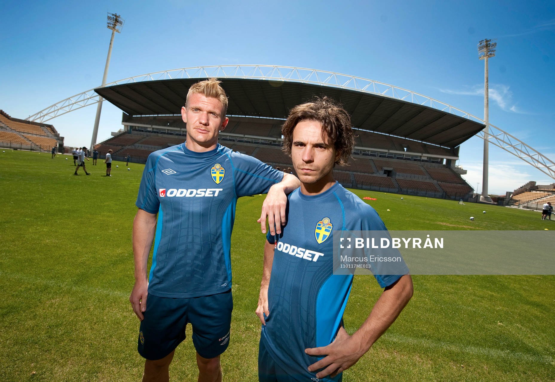 Michael Almebäck och Nordin Gerzic