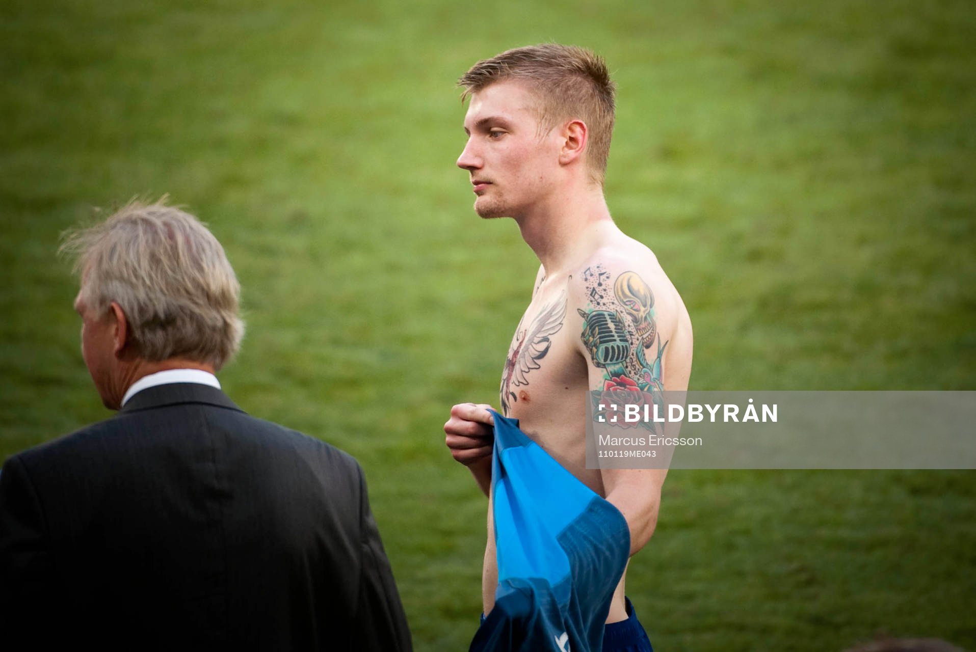 Sebastian Eriksson. Tatuering