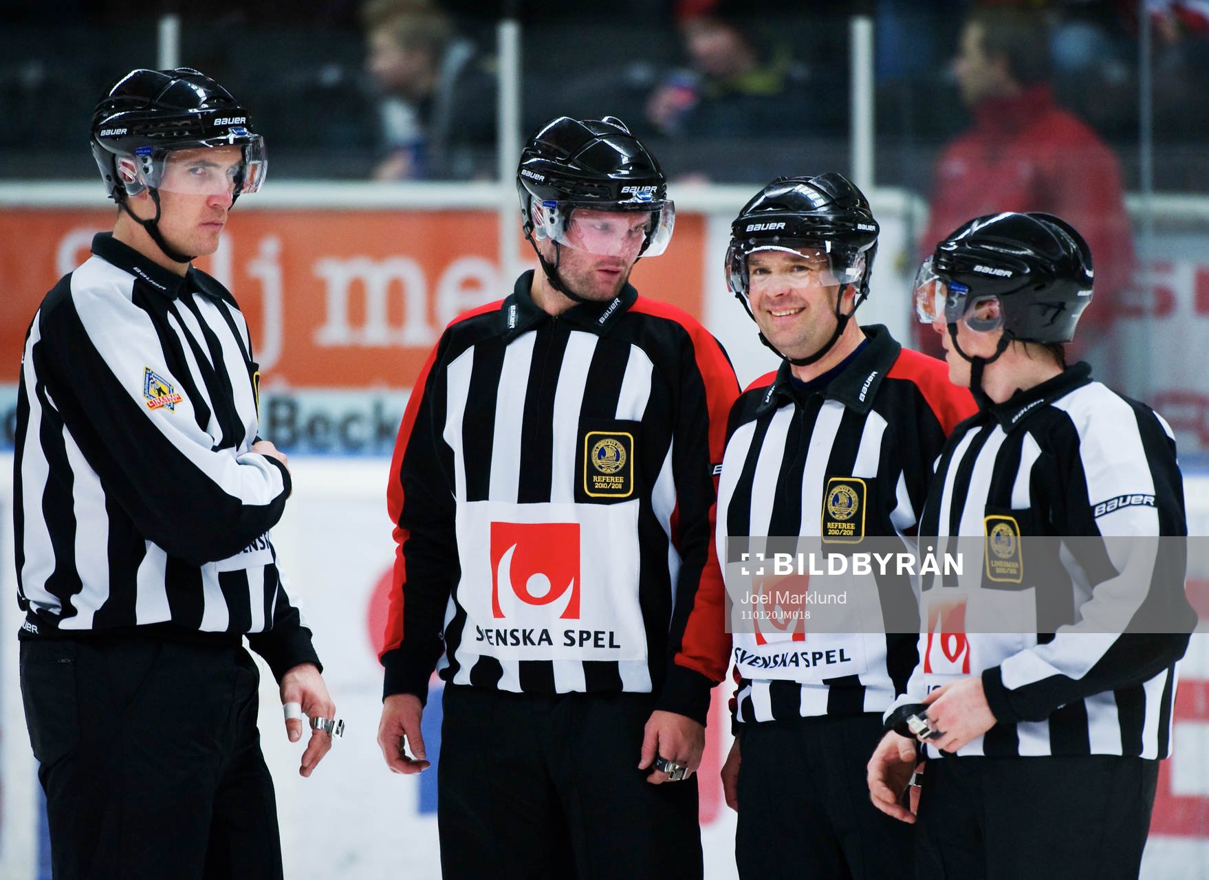 Domare, Jimmy Dahmén, David Bergman, Patrik Sjöberg och