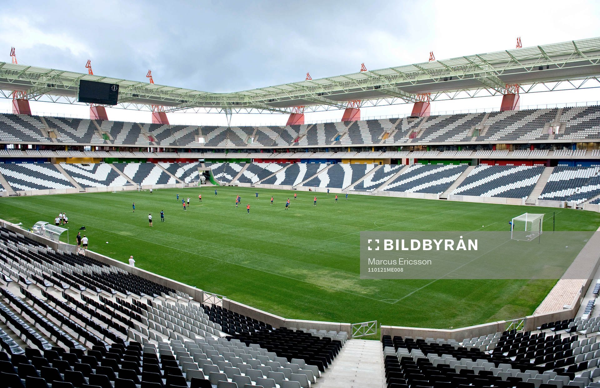 Träning på Mbombela Stadium i Nelspruit