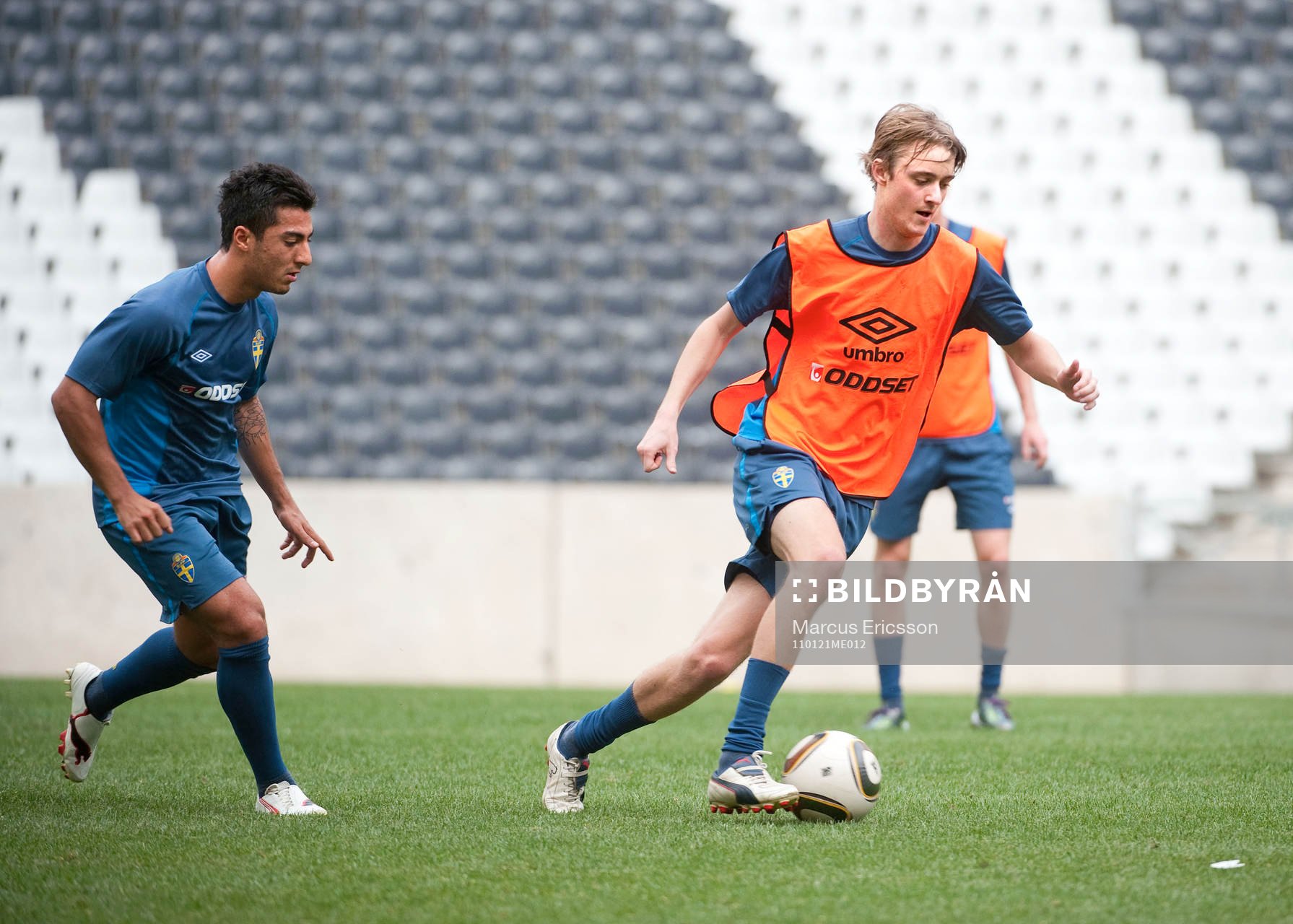 Jiloan Hamad och Rasmus Jönsson Träning på Mbombela