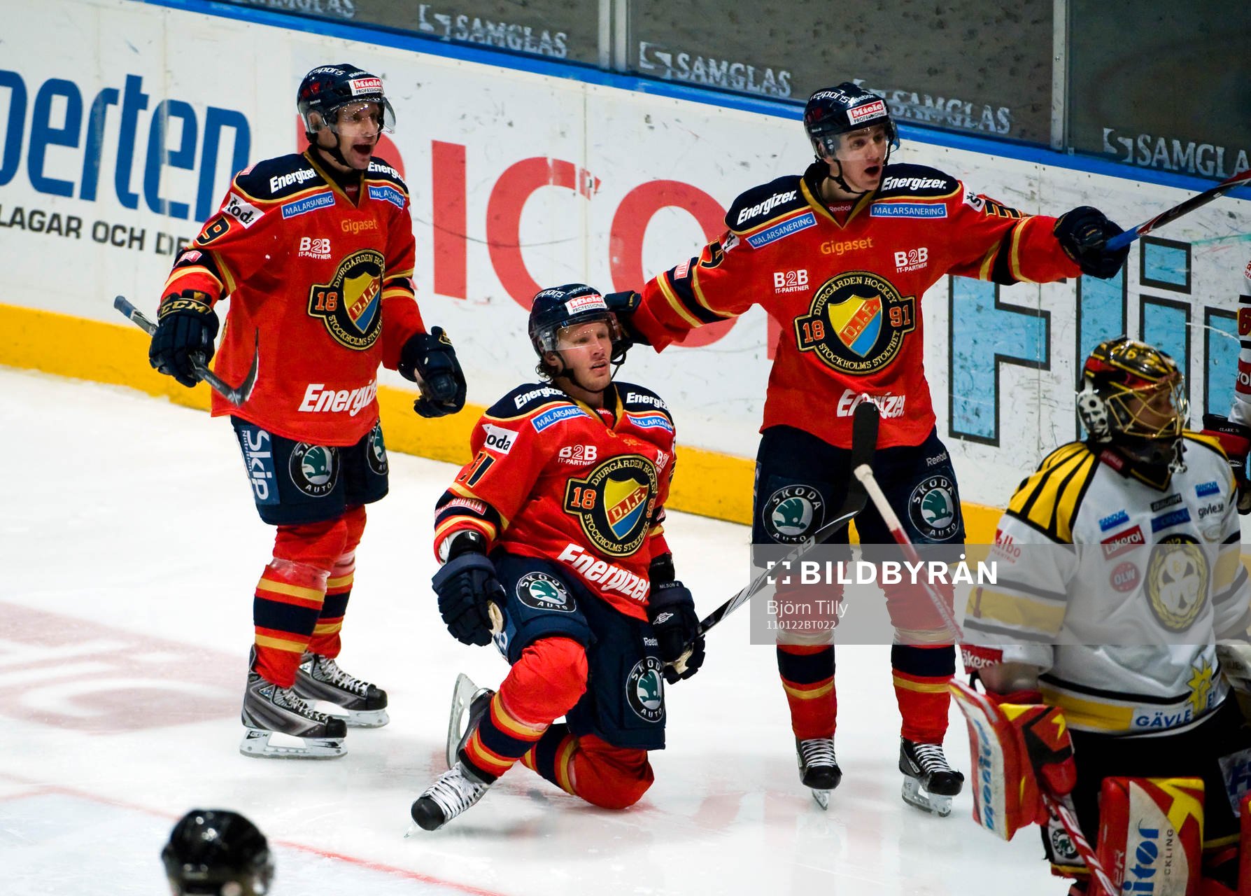 Patrick Cehlin, Mika Hannula och Daniel Brodin, Djurgården