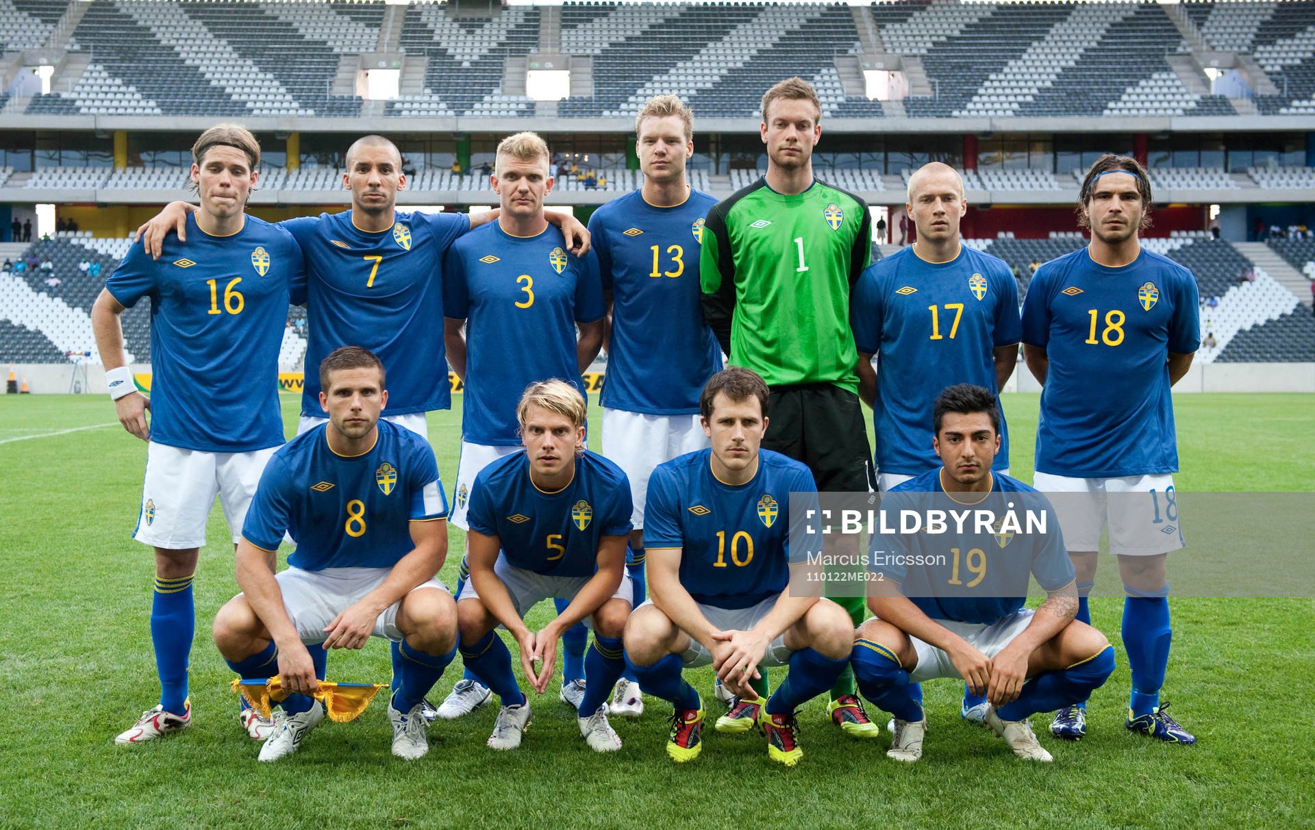 Startelva, Lagbild. Övre raden fr v.Emil Salomonsson,