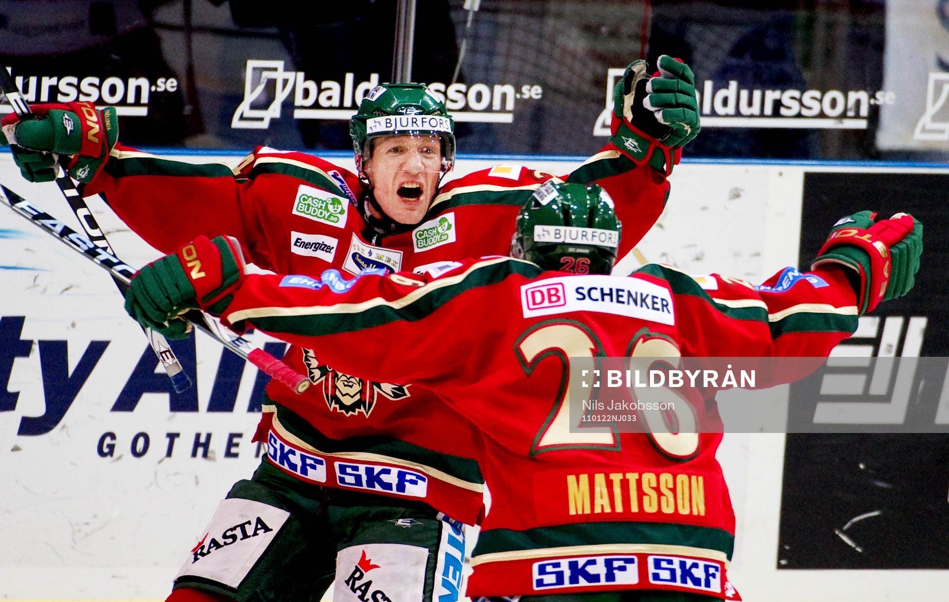 Niklas Andersson, Jesper Mattsson, Frölunda jubel
