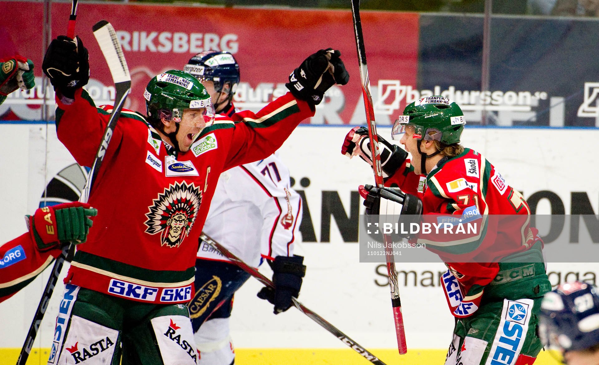 Joel Lundqvist, Tomi Kallio, Frölunda jubel