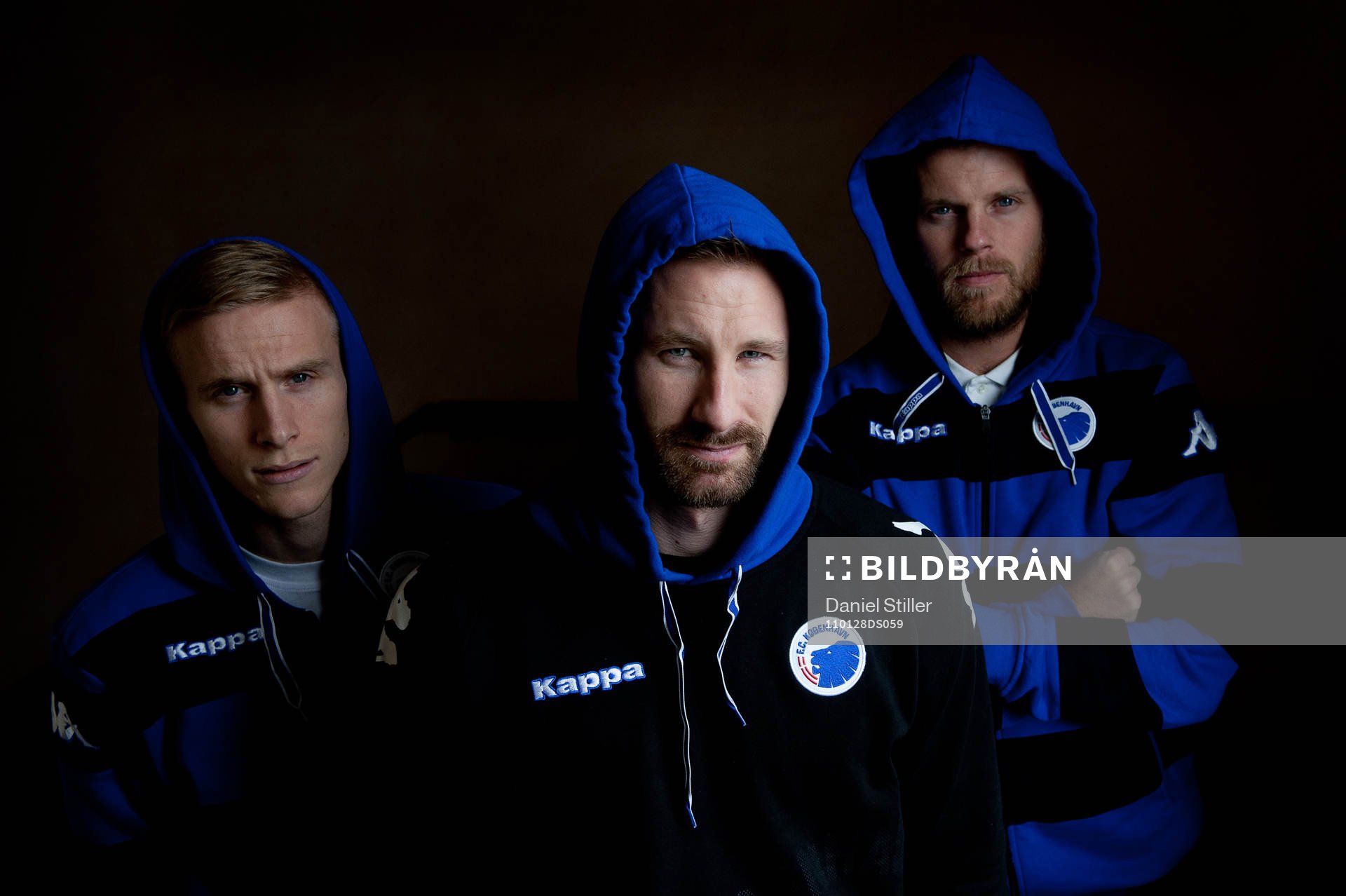Oscar Wendt, Johan Wiland och Mikael Antonsson, FC