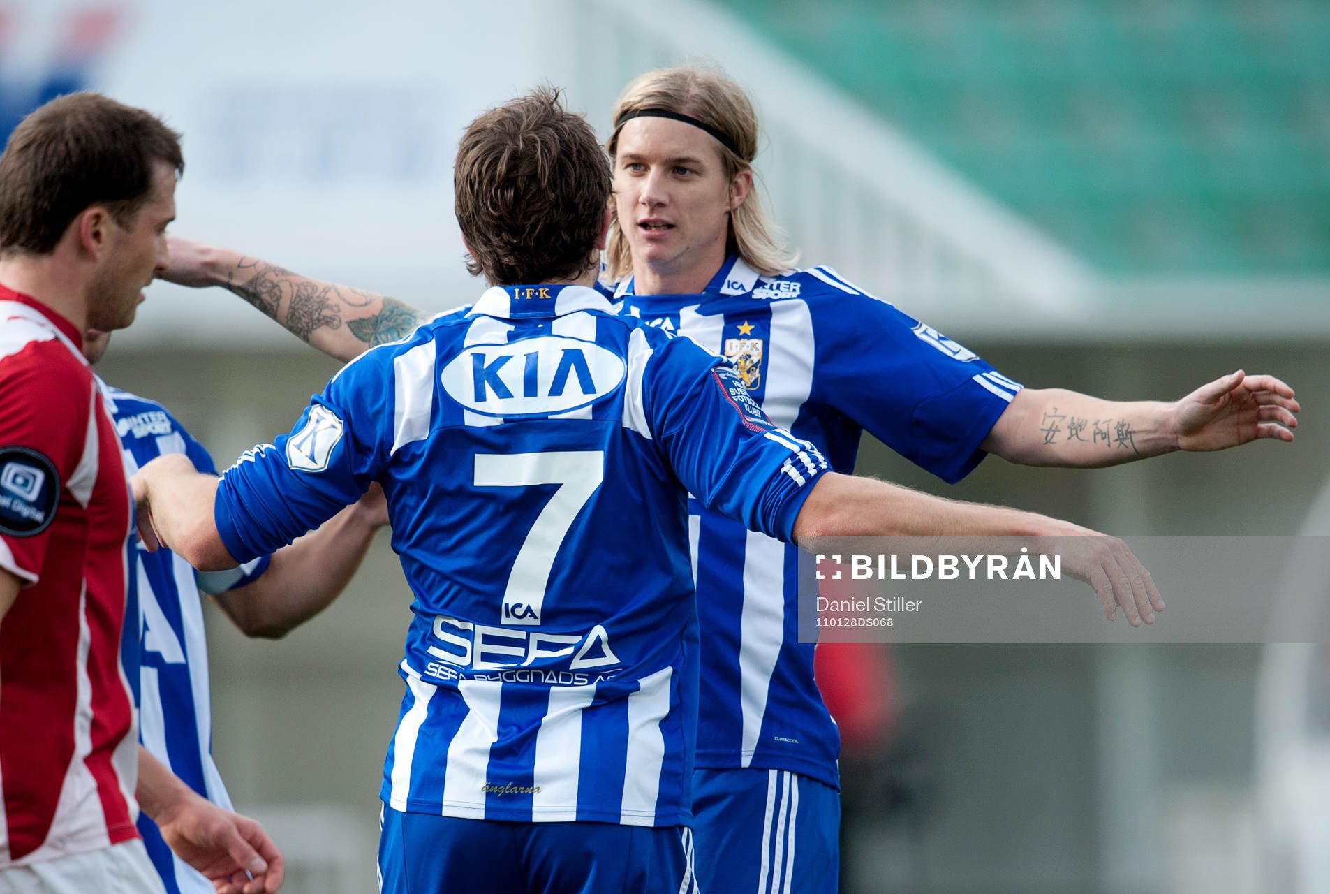 Andreas Drugge och Tobias Hysén, Göteborg, jubel