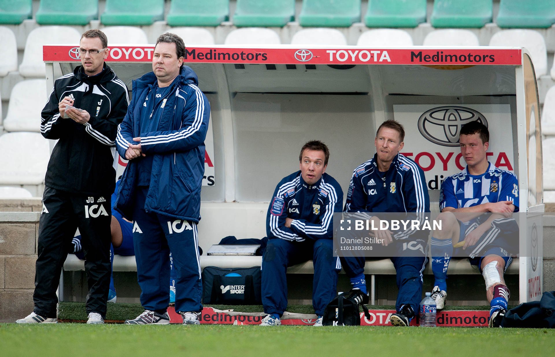 Jonas Olsson, tränare IFK Göteborg, Stefan Rehn,