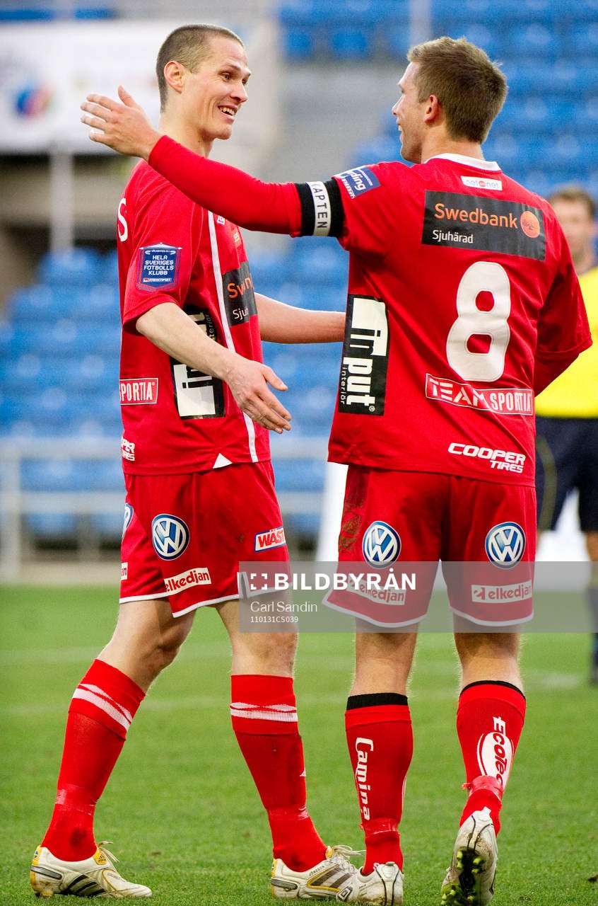 Jon Jönsson och Anders Svensson, Elfsborg, jubel