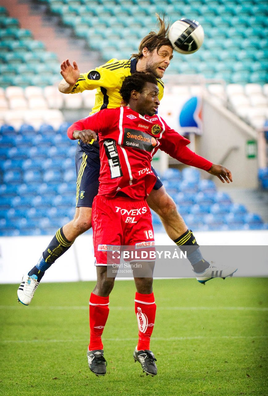 Max von Schlebrügge, Bröndby och Amadou Jawo, Elfsborg