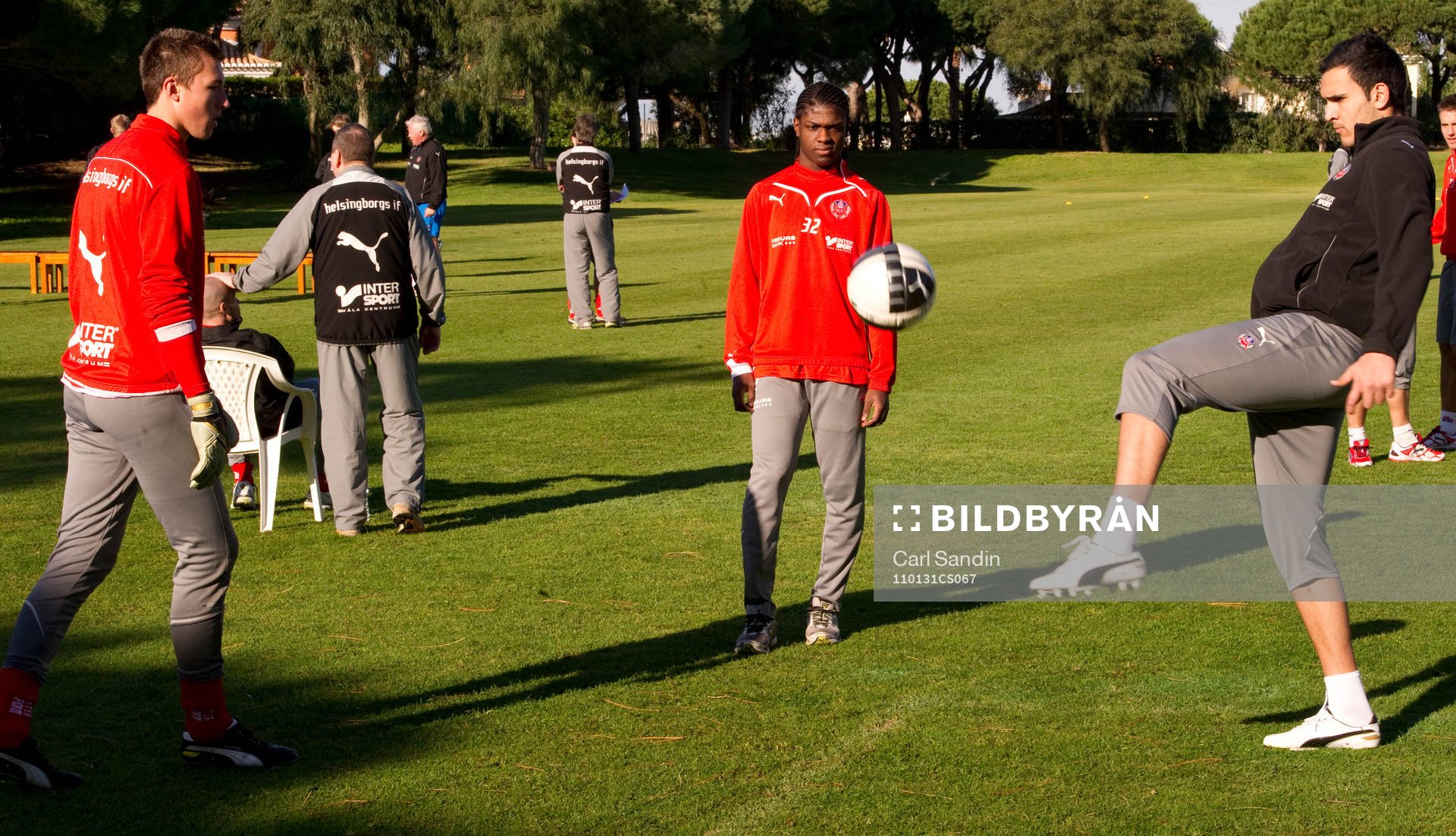 Andreas Linde, målvakt, Joseph Baffo, Mohamed Ramadan,