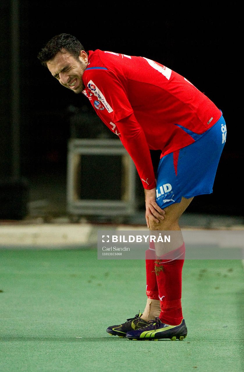 Abdul Khalili, Helsingborg, skada