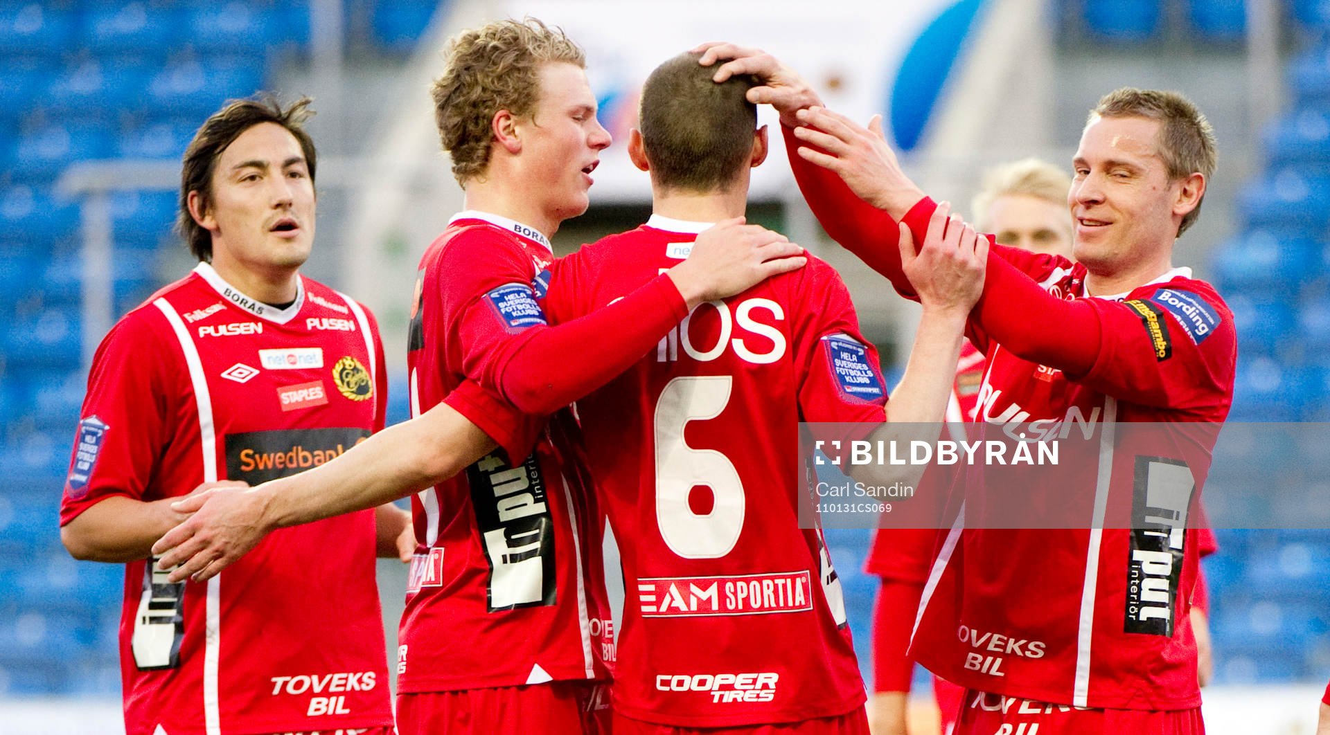Stefan Ishizaki, Oscar Hiljemark, Jon Jönsson och Andreas