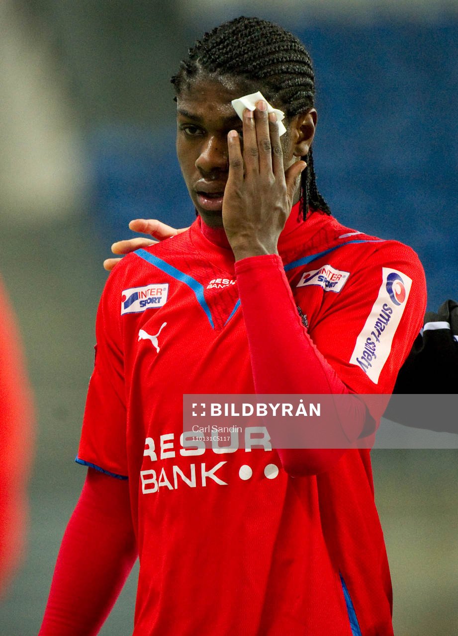 Joseph Baffo, Helsingborg, skadad