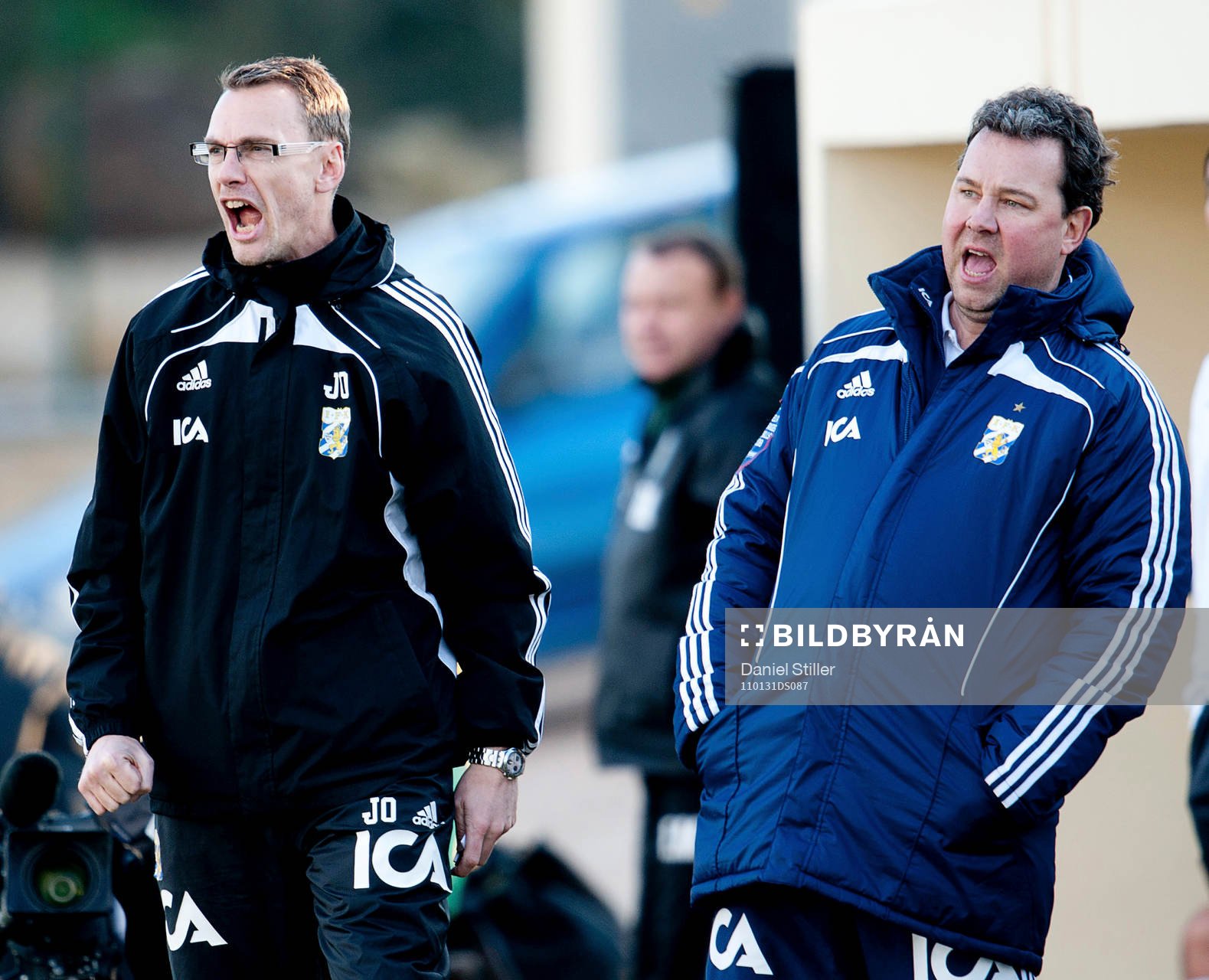 Jonas Olsson, tränare, Stefan Rehn, assisterande tränare