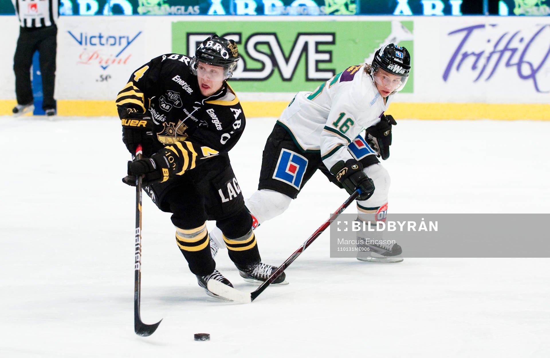 Johan Andersson, AIK och Kristoffer Berglund, Färjestad