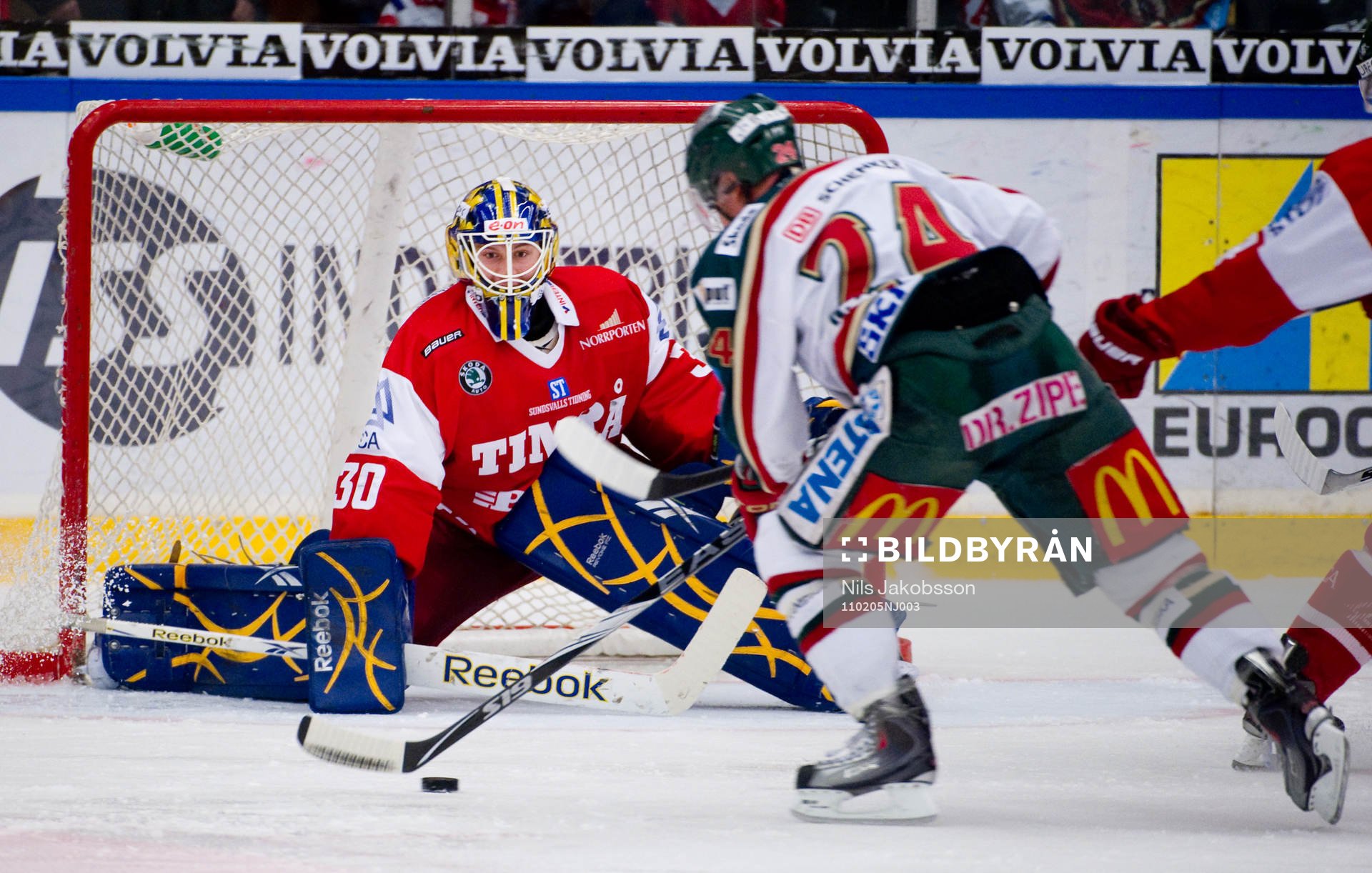 Fredrik Petterson Wentzel, målvakt Timrå, Niklas