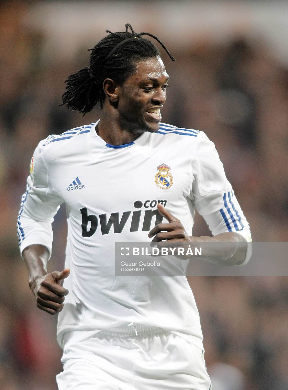 Emmanuel Adebayor, Madrid (Jubel)