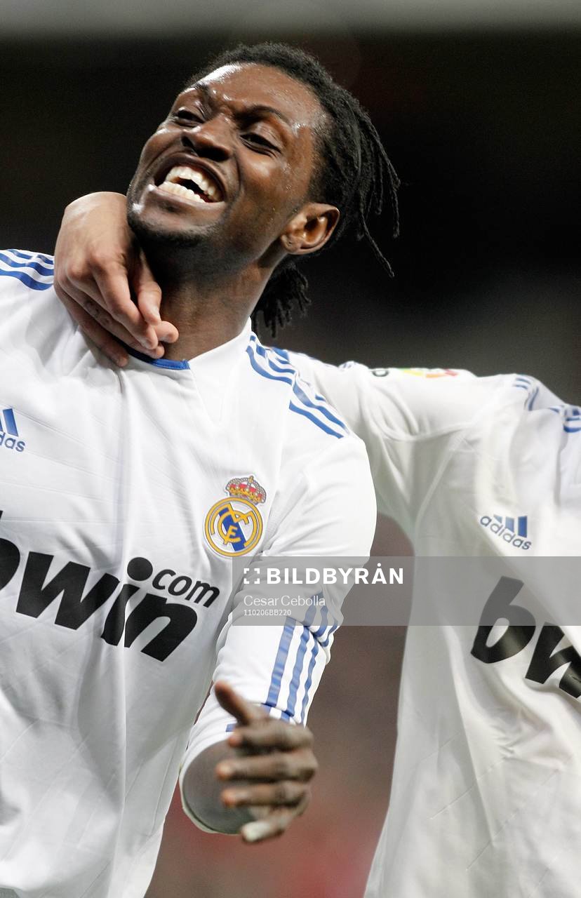  Emmanuel Adebayor, Madrid (Jubel)