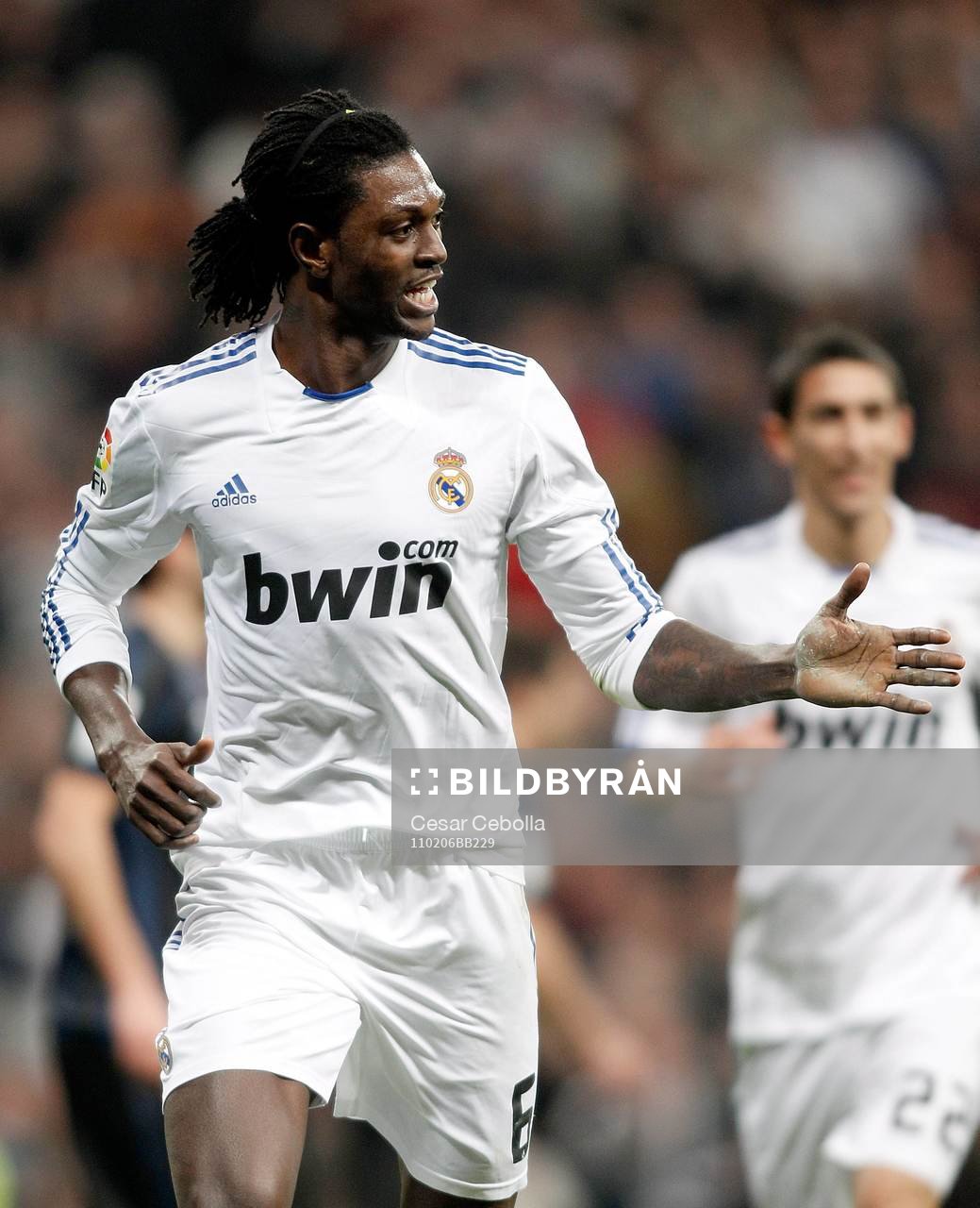Emmanuel Adebayor, Madrid (Jubel)