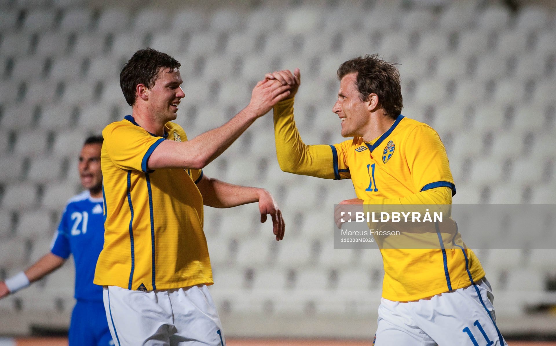 Marcus Berg och Tobias Hysén, Sverige (Jubel)