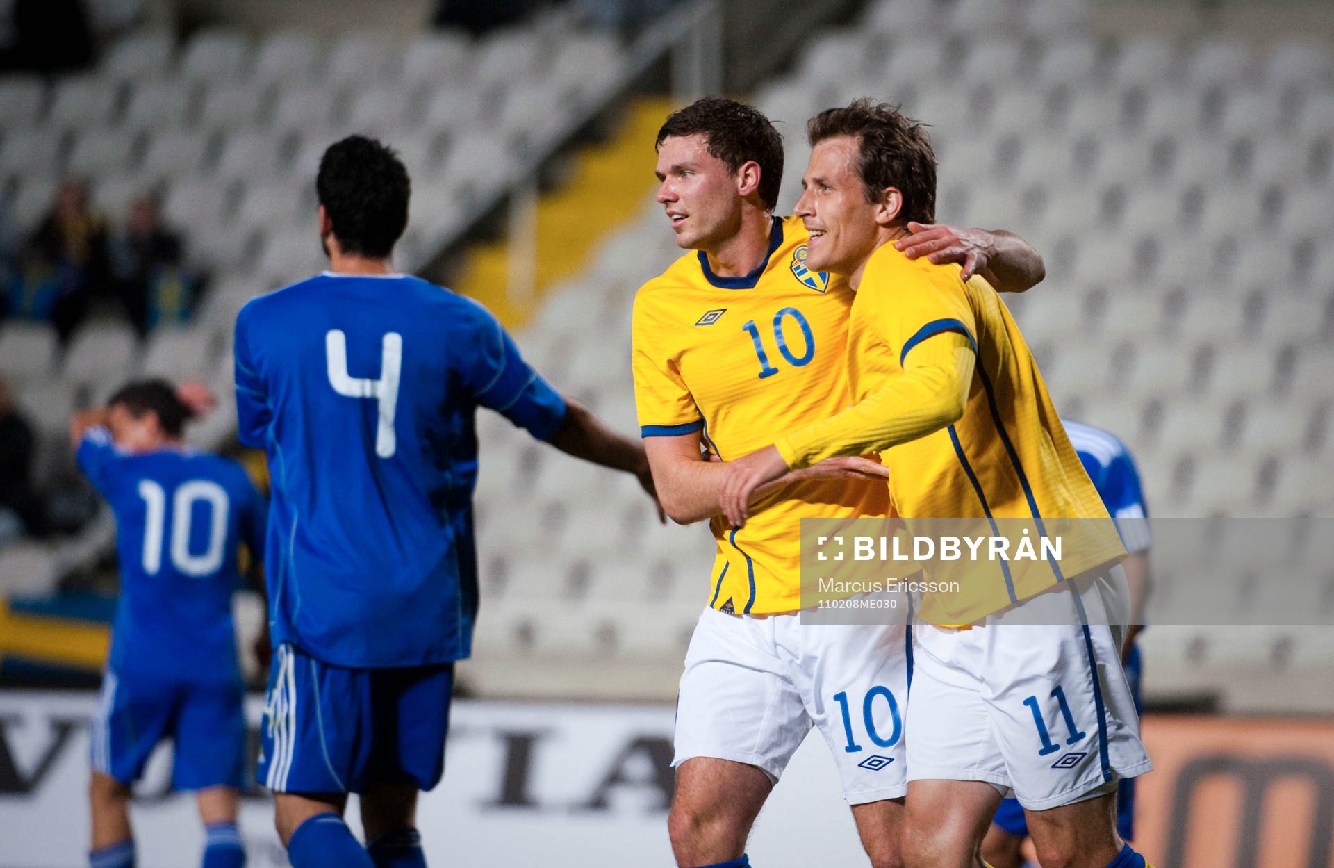 Marcus Berg och Tobias Hysén, Sverige (Jubel)