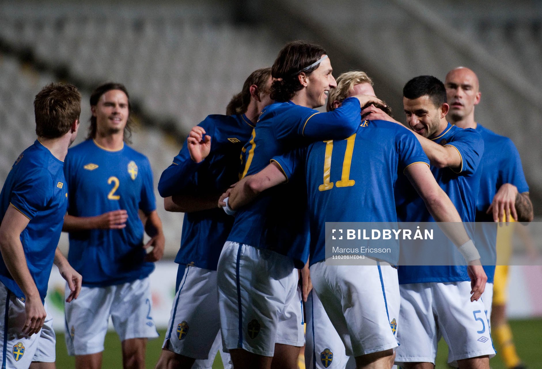 Zlatan Ibrahimovic m.fl. kramar om Johan Elmander