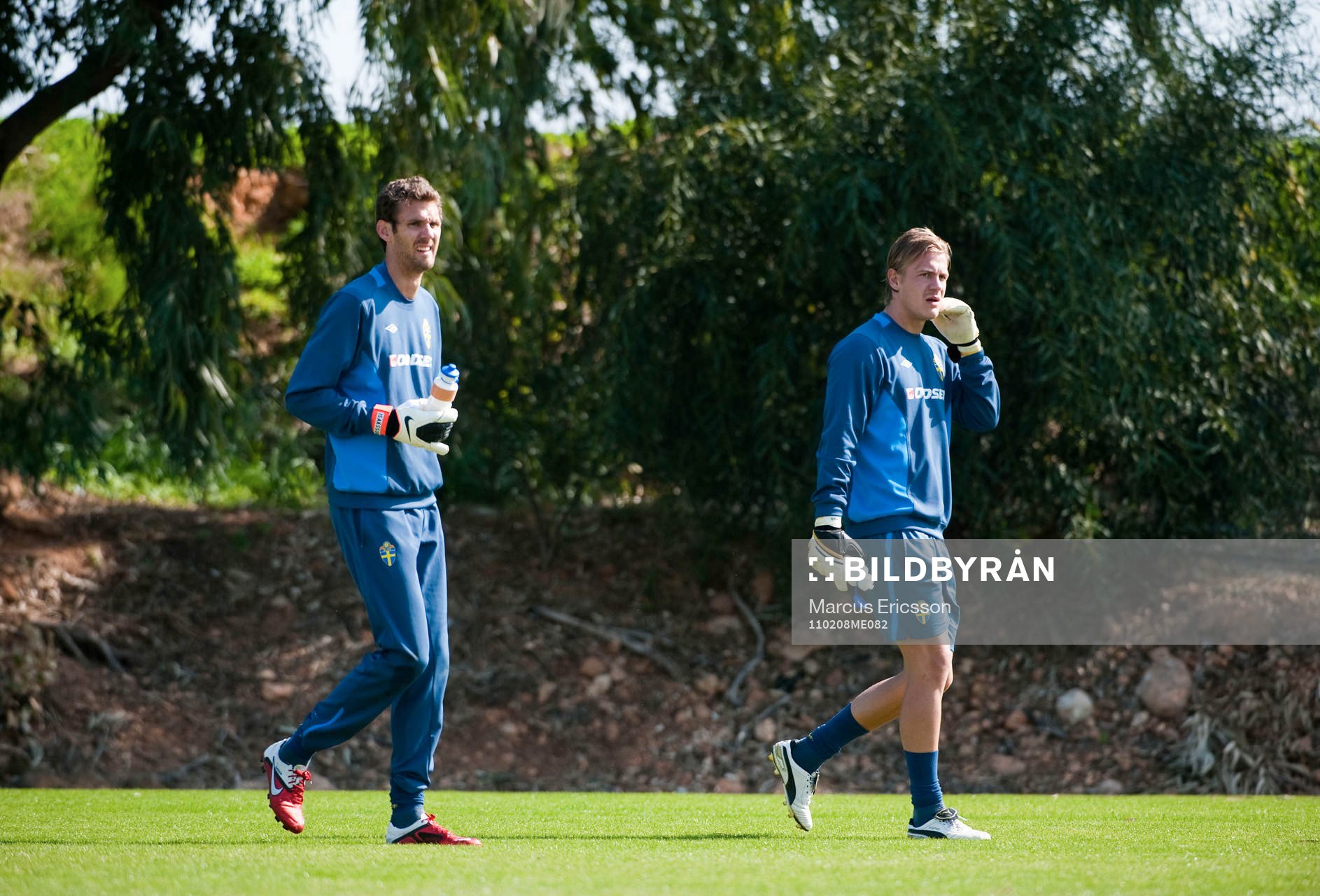 Andreas Isaksson och Johan Dahlin, målvakt
