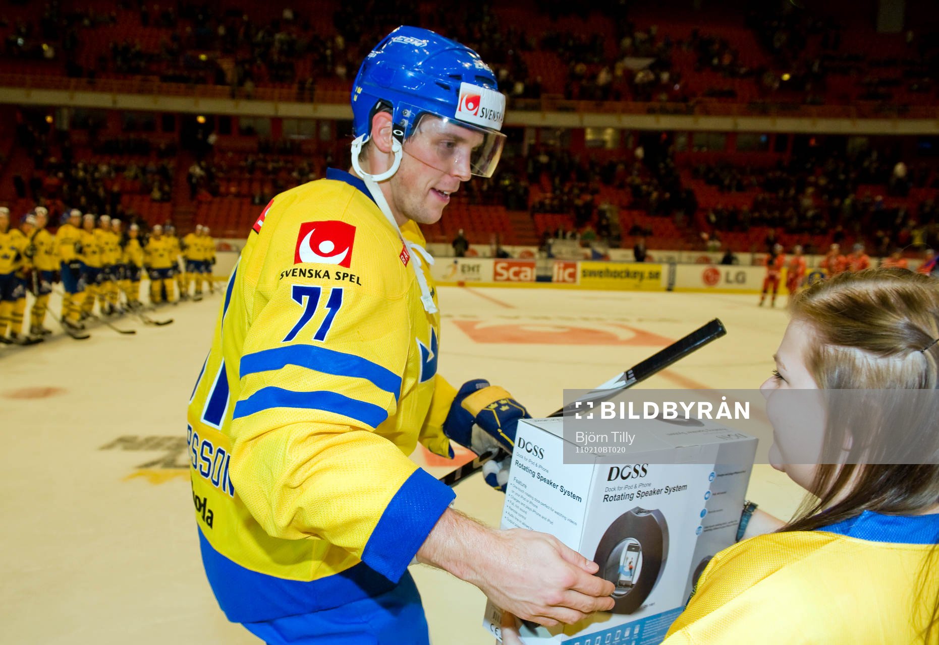 Jonas Andersson, Sverige matchens lirare