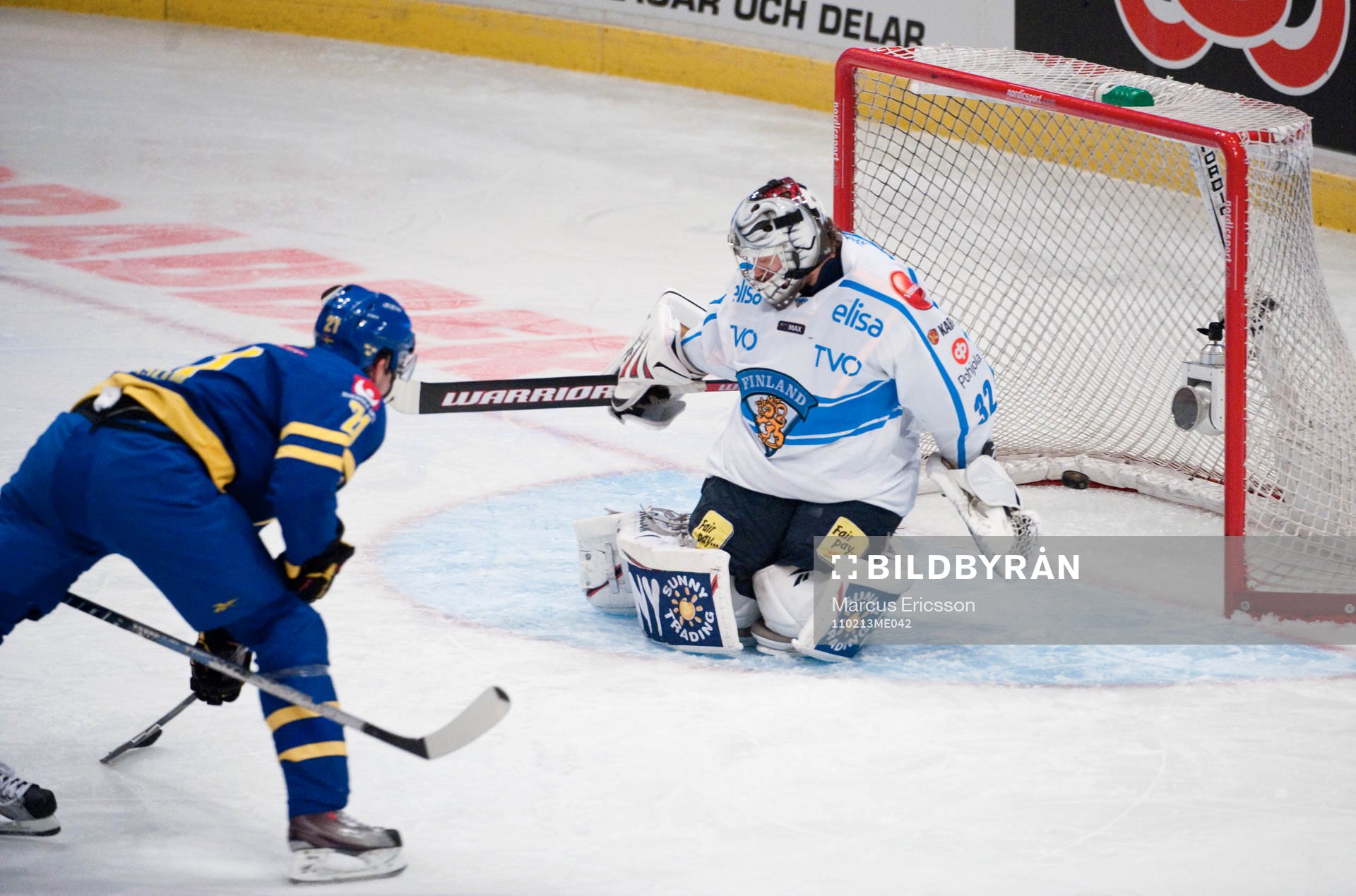 Jimmie Ericsson, Sverige trycker in pucken