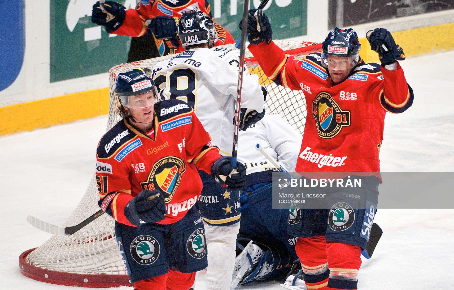 Mika Hannula och Mathias Tjärnqvist, Djurgården (Jubel)