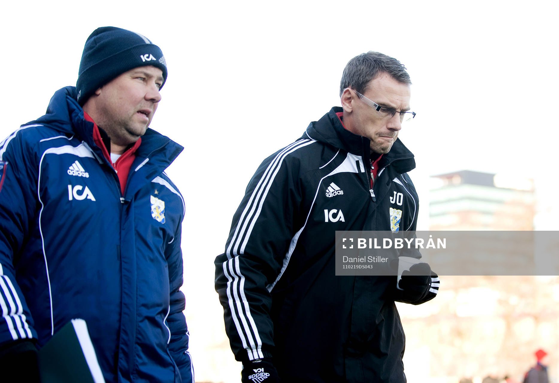 Stefan Rehn, assisterande tränare, Jonas Olsson, tränare