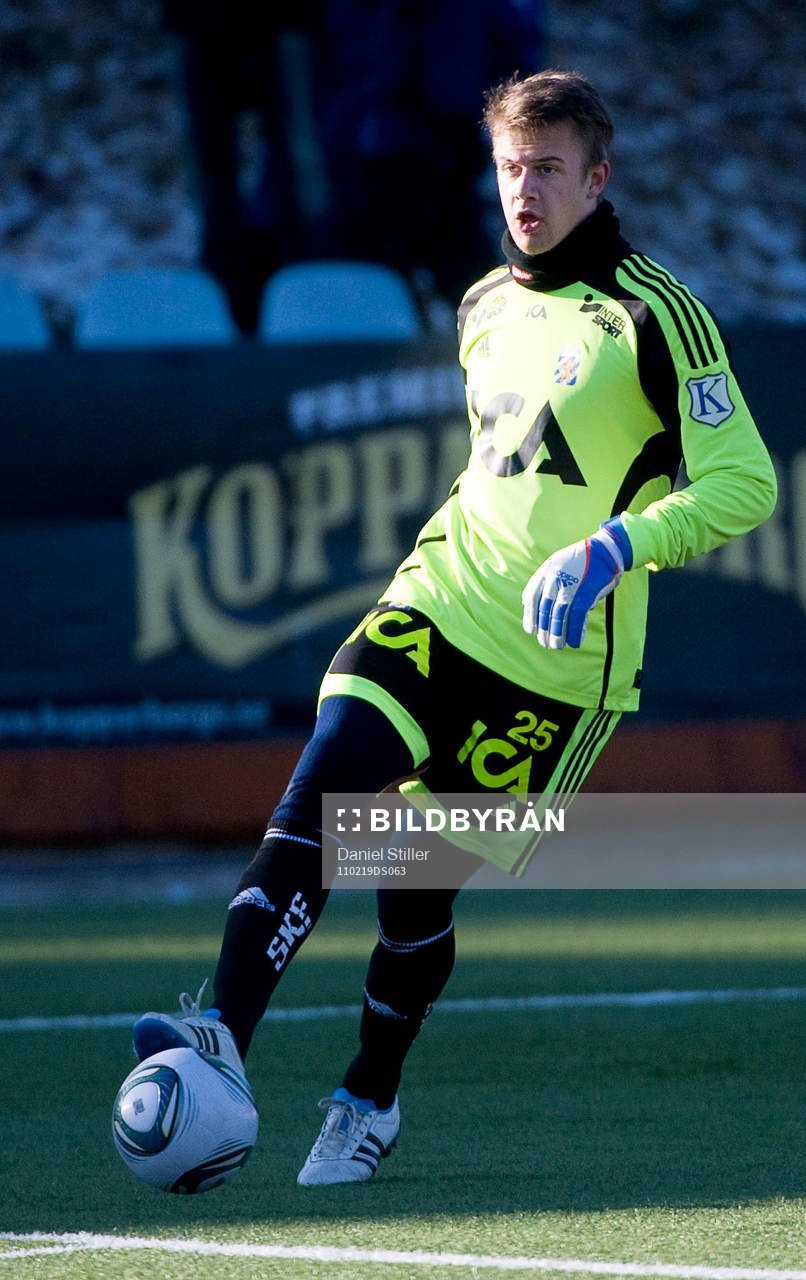 Erik Dahlin, målvakt