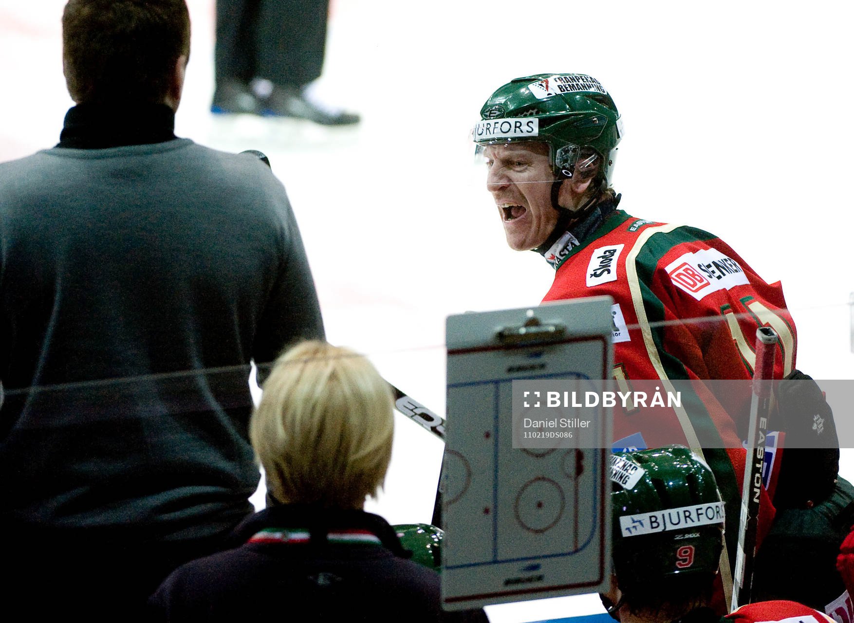 Per-Johan Axelsson, Frölunda, peppar i Frölundas bås