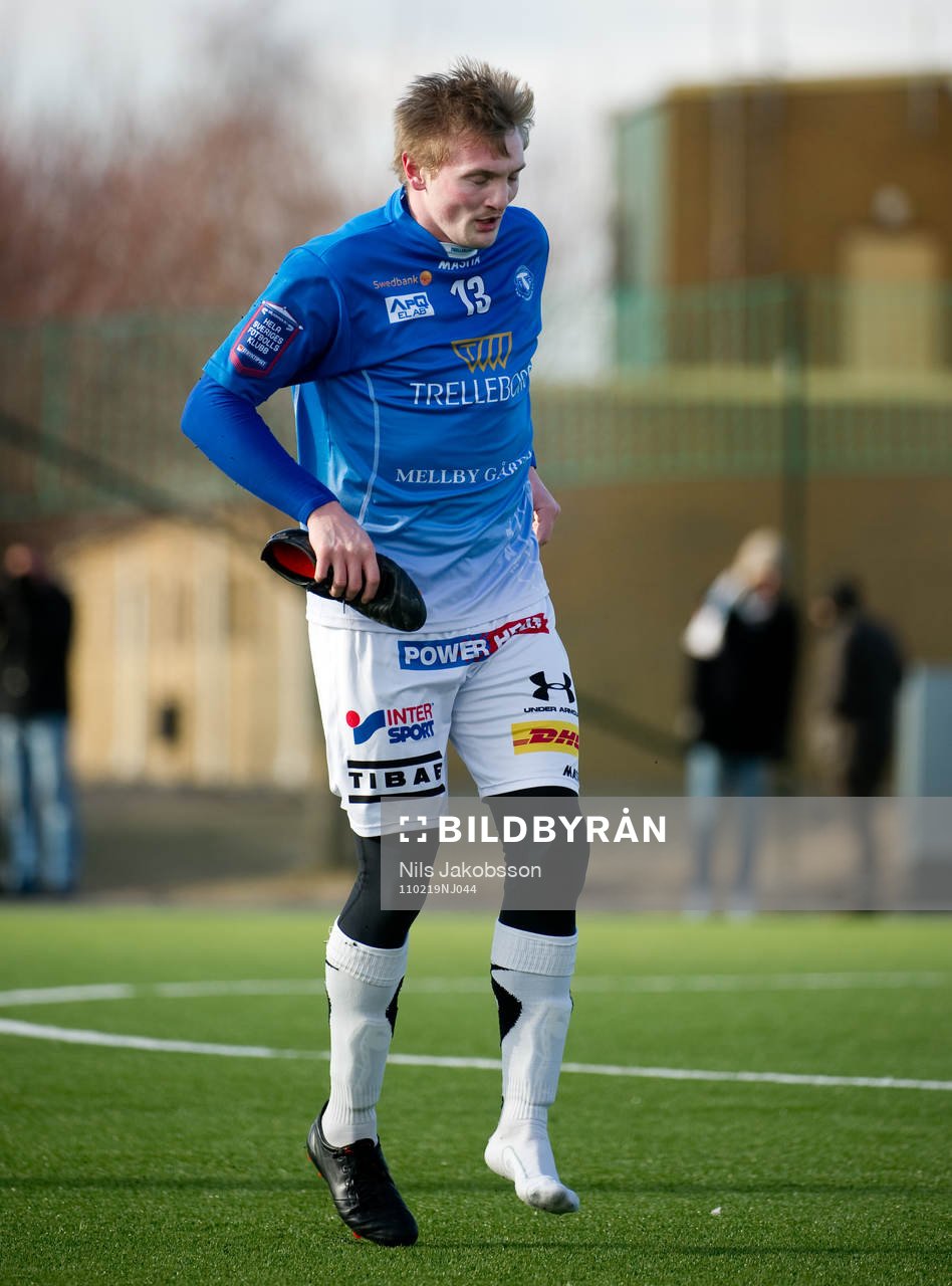 Fredrik Jensen, Trelleborg, har tappat skon