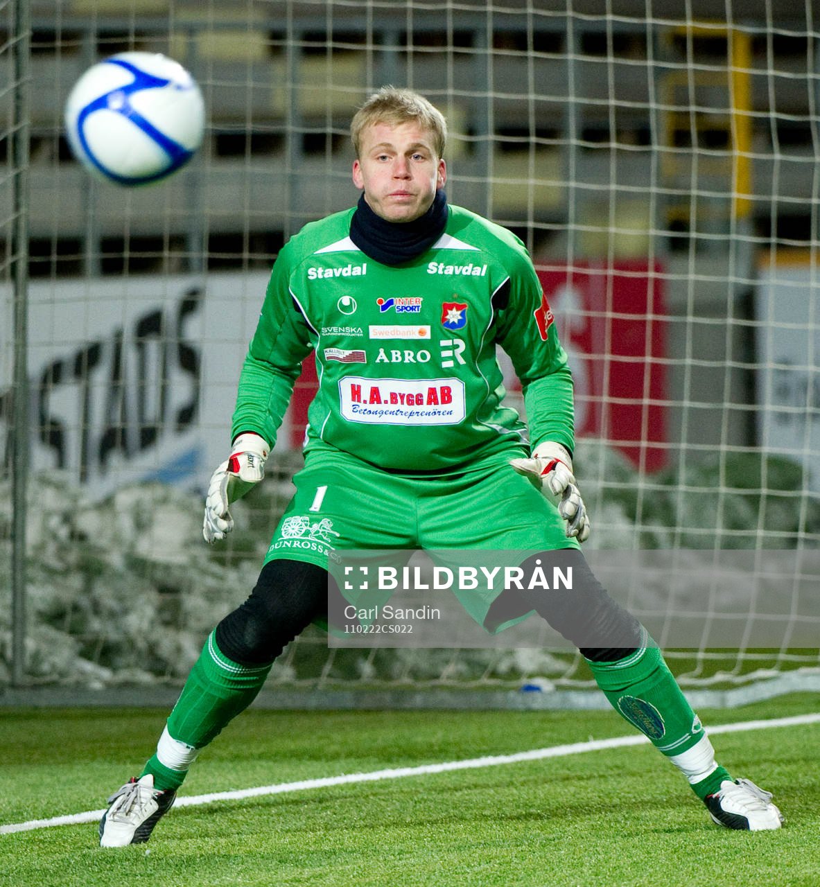 Peter Abrahamsson, målvakt, Örgryte