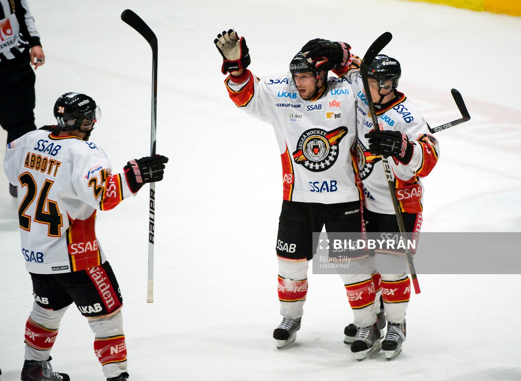 Ovis Abbott, Luleå, jubel