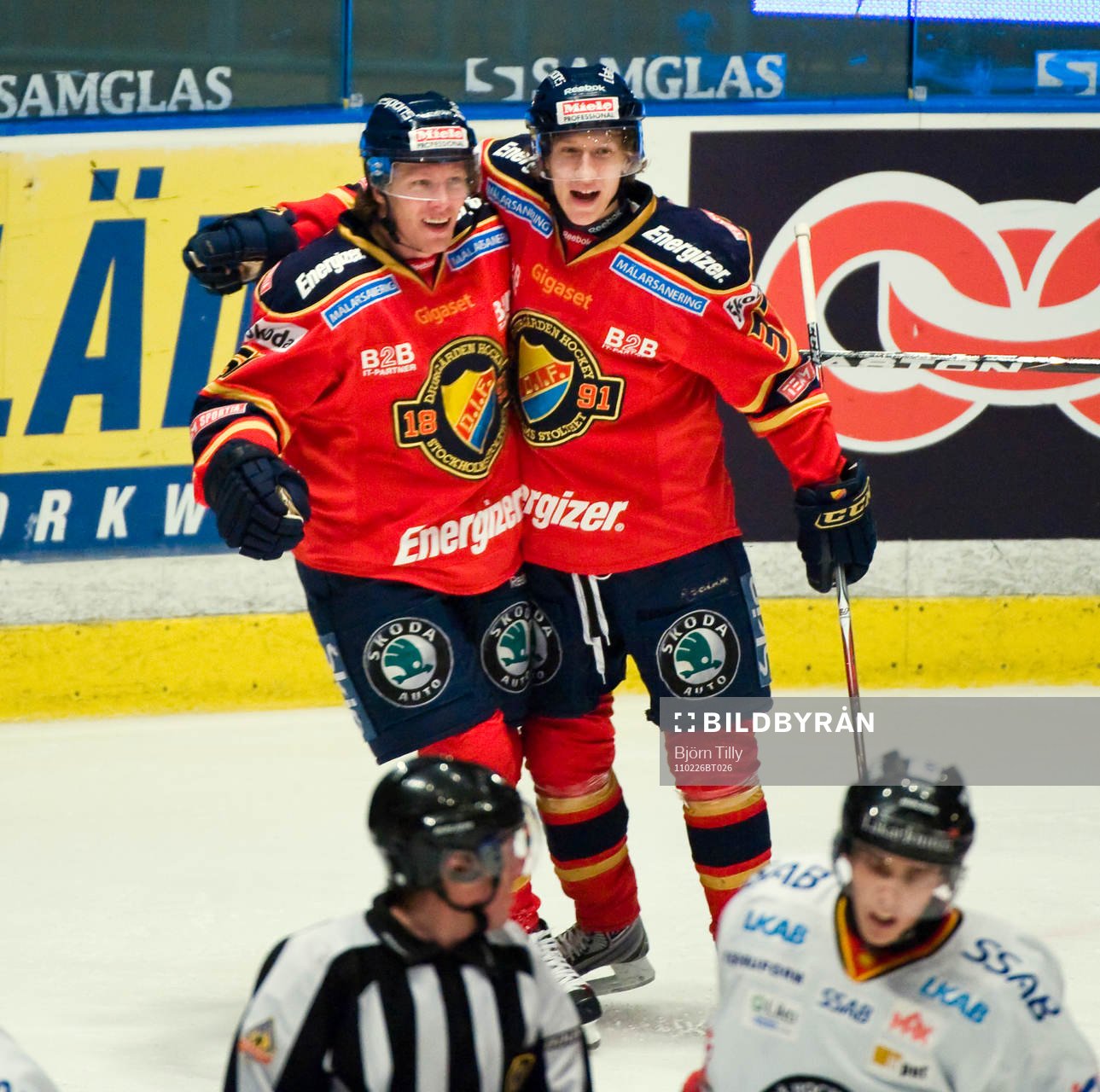 Mika Hannula och John Norman, Djurgården, jubel