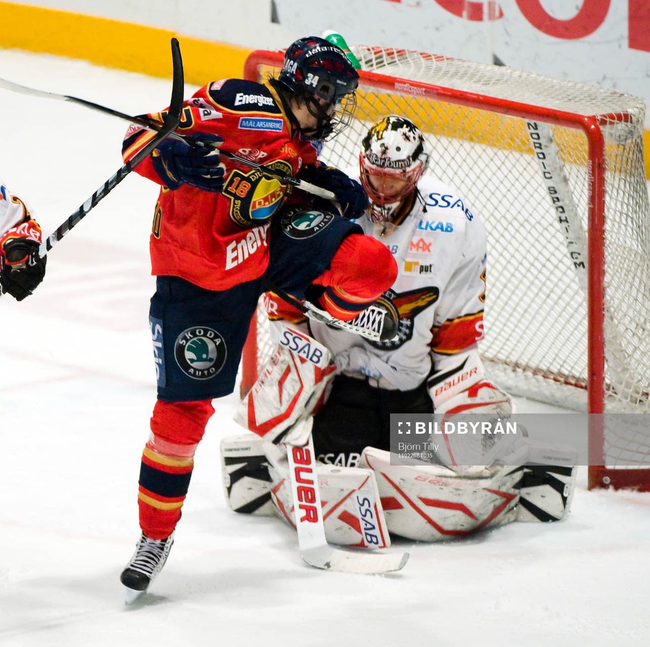 Mika Zibanejad, Djurgården och Anders Nilsson, målvakt,
