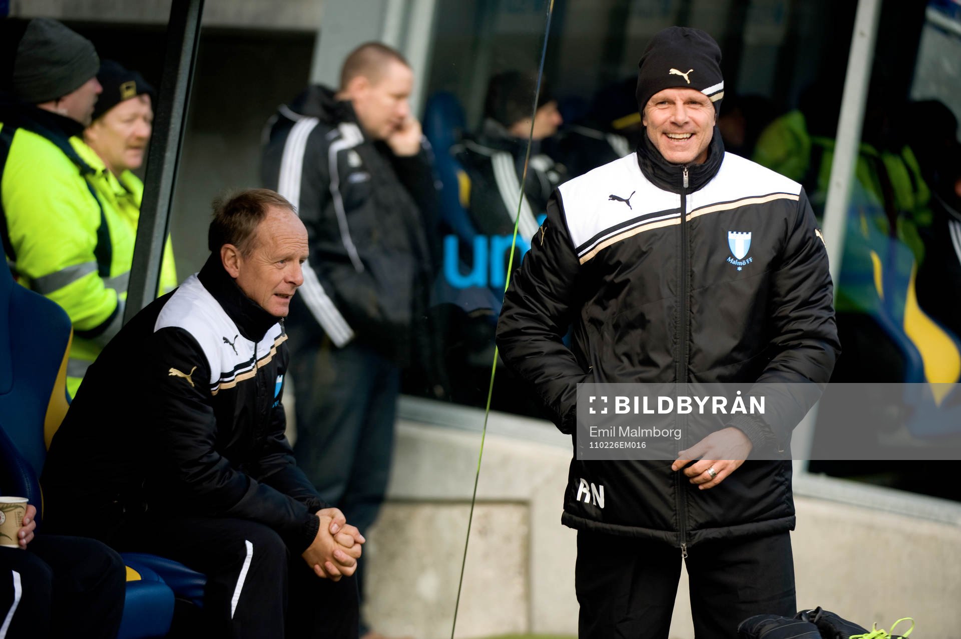 Roland Nilsson, Malmö, tränare och Anders Palmér